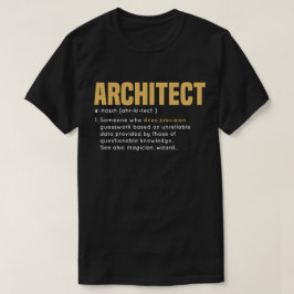 Camiseta Regalo de Guay de la definición del ARQUITECTO con