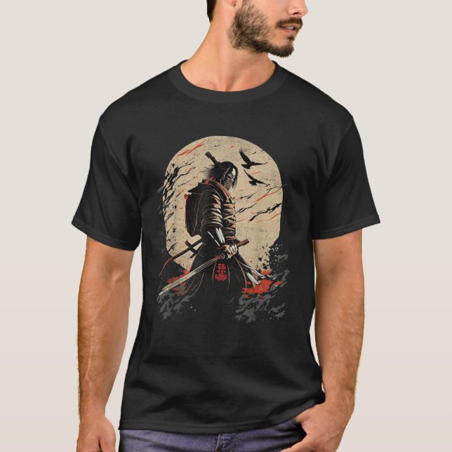 Camiseta Regalo de guerrero del código de bushido del antig (Anverso)