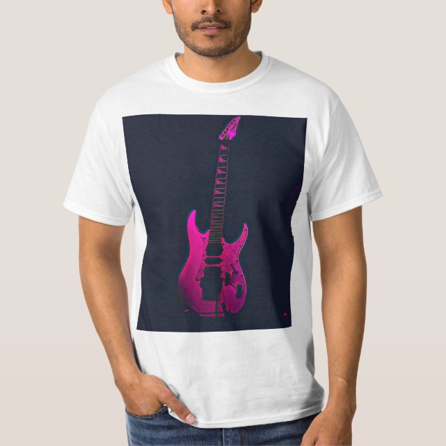 Camiseta Regalo de guitarra acústica (Anverso)