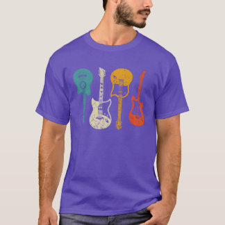 Camiseta Regalo de guitarra para guitarrista Estilo retro r