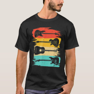 Camiseta Regalo De Guitarra Vintage Para Hombres Banda De M