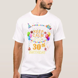 Camiseta Regalo de hace 30 años - no puedo mantener la calm