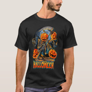 Camiseta Regalo de Halloween con calabaza Adorable Skeleton