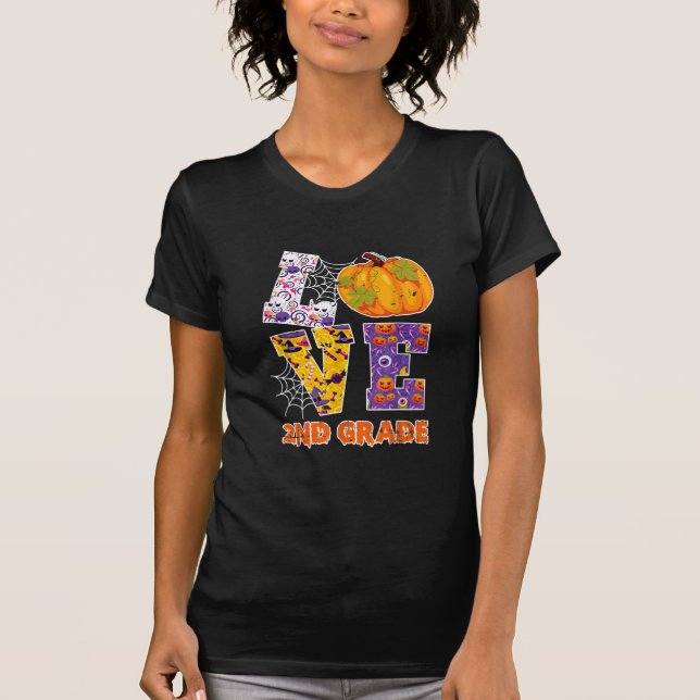 Camiseta Regalo de Halloween de la escuela de profesores de (Anverso)