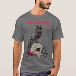 Camiseta Regalo de Halloween Edgar Allan Poe Nevermore 3603