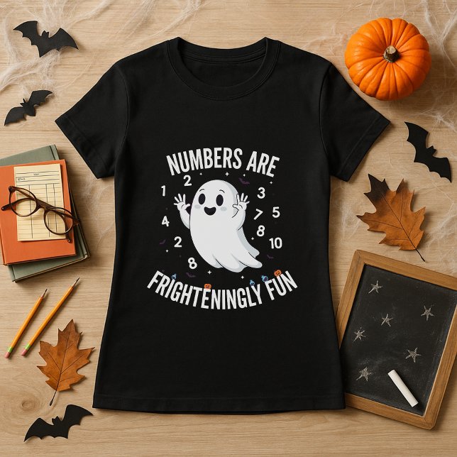 Camiseta Regalo de Halloween para maestros de matemáticas e (Subido por el creador)