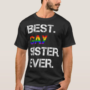 Camiseta Regalo de hermana lesbiana LGBTQ 