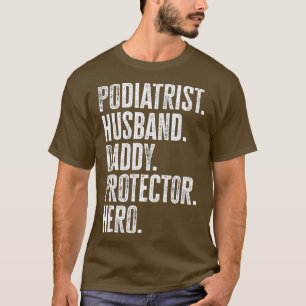 Camiseta Regalo de héroe de Héroe de papá, marido de la pod