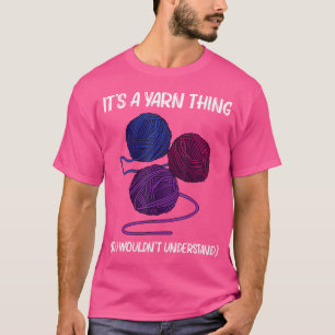 Camiseta Regalo de hilo genial para hombres y mujeres croch