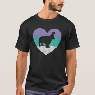 Camiseta Regalo de hipopótamo para mujeres y niñas Retro Li