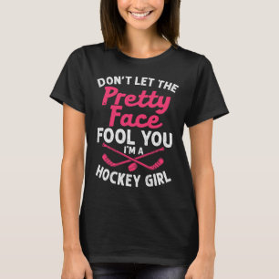 Camiseta Regalo De Hockey De Chica Divertido Para Mujeres J