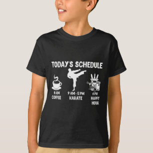 Camiseta Regalo de horario de Karate de hoy - Gráfica diver