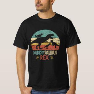 Camiseta Regalo de humor de papá saurio rex dinosaurio retr