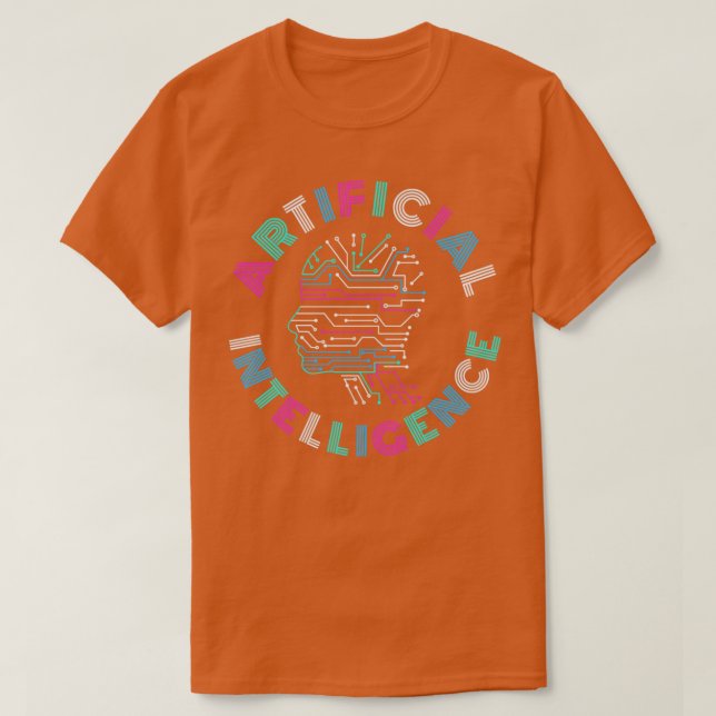 Camiseta Regalo de IA de inteligencia artificial (Diseño del anverso)