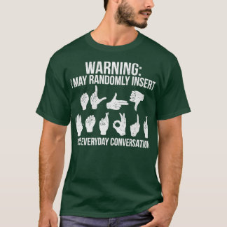 Camiseta Regalo de idioma de Rótulo
