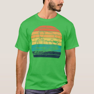 Camiseta Regalo de Ilustracion de trenes de estilo retro
