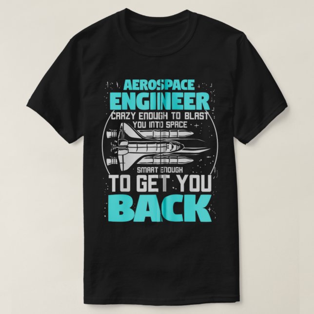 Camiseta Regalo De Ingeniería Aeroespacial Para Un Motor Ae (Diseño del anverso)