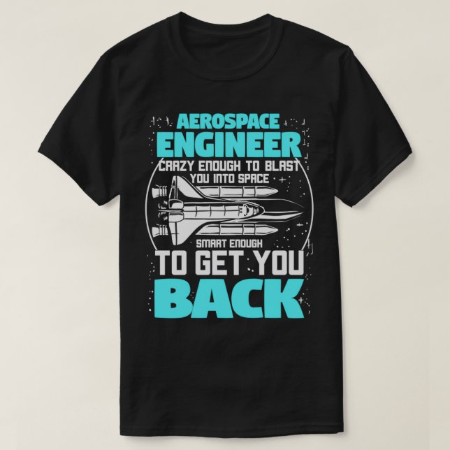 Camiseta Regalo De Ingeniería Aeroespacial Para Un Motor Ae (Diseño del anverso)
