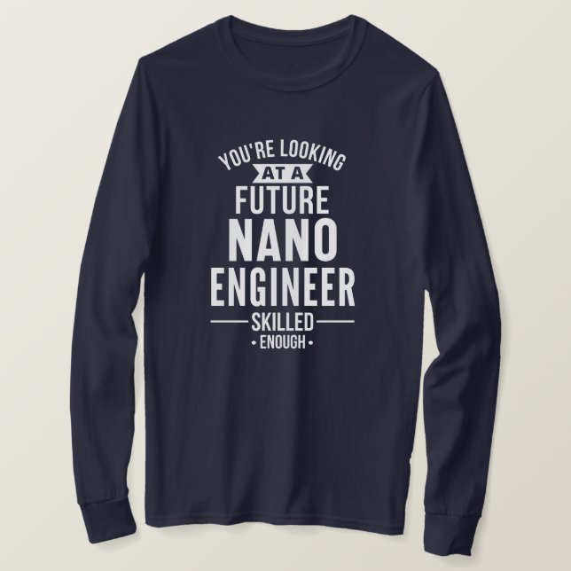 Camiseta Regalo de ingeniero de NANO (Anverso del diseño)