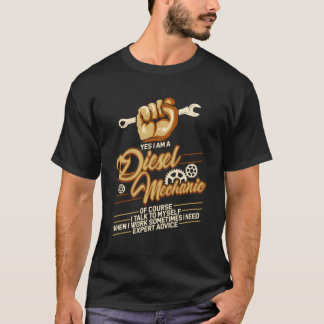 Camiseta Regalo de ingeniero mecánico de camiones diesel