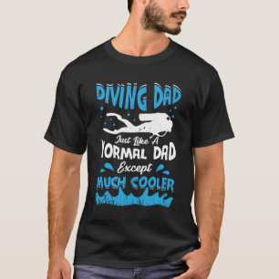 Camiseta Regalo de instructor de buceo de padre de buceo