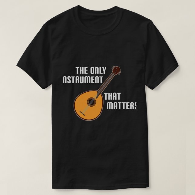 Camiseta Regalo de instrumentos de música Mandolin Lover Pl (Diseño del anverso)