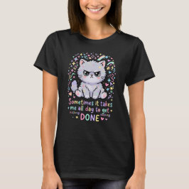 Camiseta Regalo de introvertido perezoso pastel - Frase de