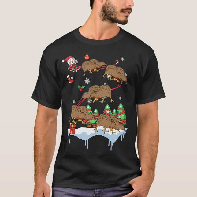 Camiseta Regalo de invierno para los Navidades de Kiwi que  (Anverso)