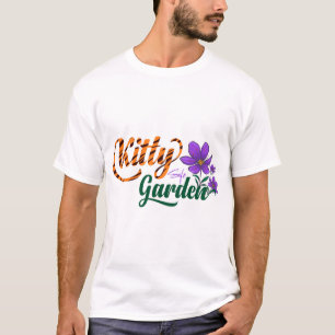 Camiseta Regalo de jardín seguro para gatos con Violeta Afr
