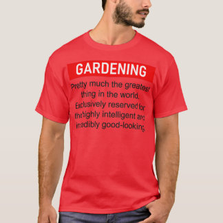 Camiseta regalo de jardinería de definición de jardinería
