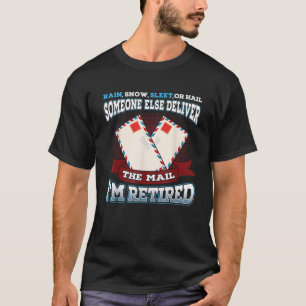 Camiseta Regalo de jubilación del servicio postal cartero