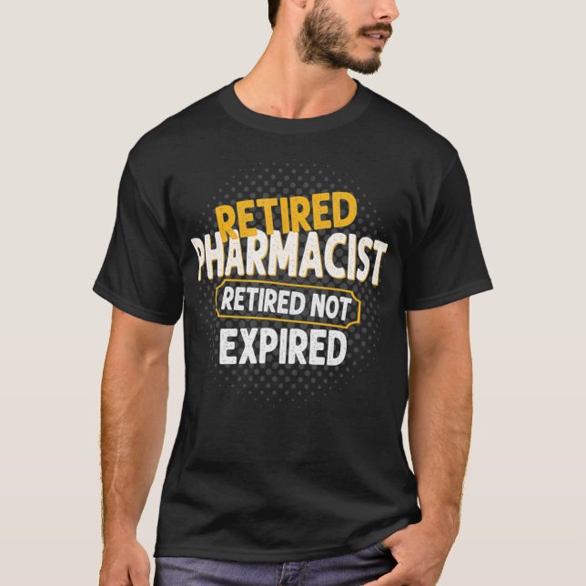 Camiseta Regalo De Jubilación Farmacéutica Retirada Para Ma (Anverso)