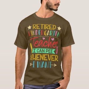 Camiseta Regalo de jubilación Gracioso Profesor de guarderí
