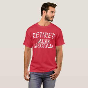 CAMISETA REGALO DE JUBILACIÓN PARA BOMBERO JUBILADO