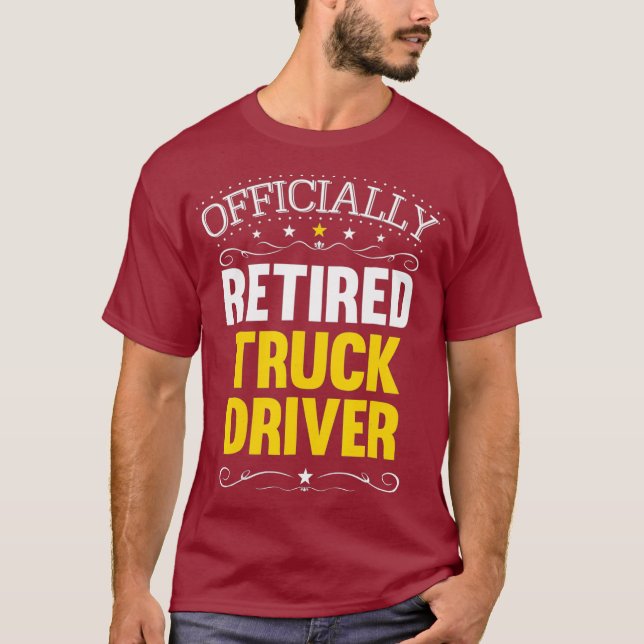 Camiseta Regalo de jubilación para camioneros camioneros ca (Anverso)