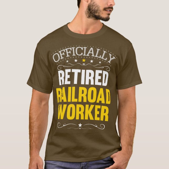 Camiseta Regalo de Jubilación para Trabajadores de Ferrocar (Anverso)