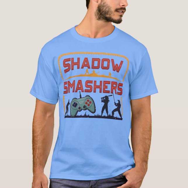 Camiseta Regalo de juego retro Shadow Smashers (Anverso)