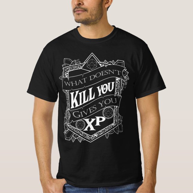 Camiseta Regalo de juegos de mesa te da dados XP (Anverso)