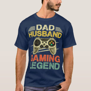 Camiseta Regalo de juegos papá papá papá marido divertido v