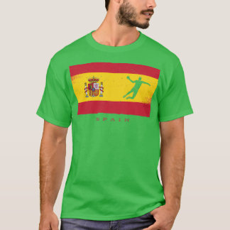 Camiseta Regalo de jugador de balonmano Bandera de España