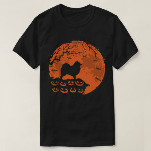 Camiseta Regalo de Keeshond And Moon Halloween Costume Perr