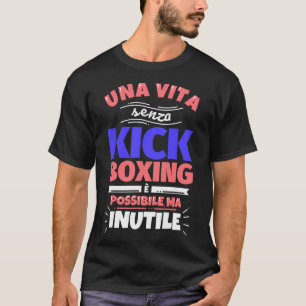 Camiseta Regalo de Kickboxing Divertido Deportes Atléticos 