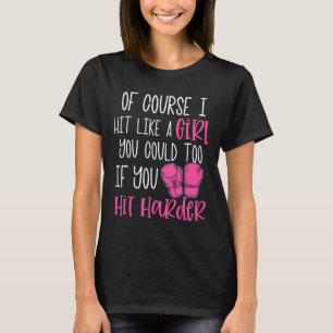 Camiseta Regalo de kickboxing femenino Por supuesto que gol