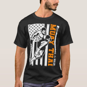 Camiseta Regalo de Kickboxing Patriótico Americano Mujeres