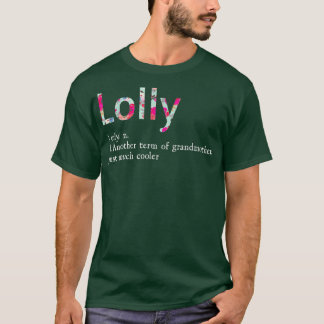 Camiseta Regalo de la abuela de la flor de Guay Lolly