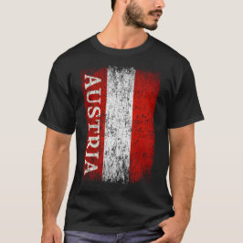 Camiseta Regalo de la bandera de Austria Mujeres Hombres Ni