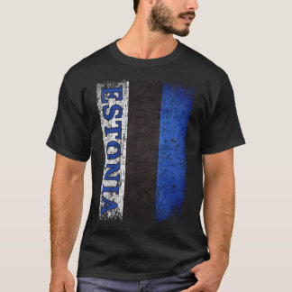 Camiseta Regalo de la bandera de Estonia para mujeres, homb