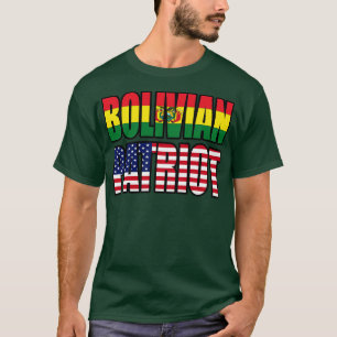 Camiseta Regalo de la bandera del Orgullo Patriótico Bolivi
