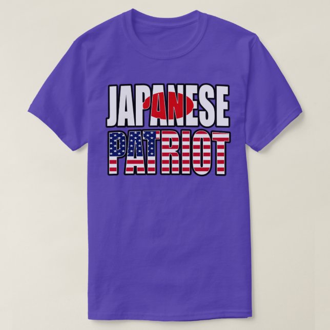 Camiseta Regalo de la bandera del orgullo patriótico japoné (Diseño del anverso)