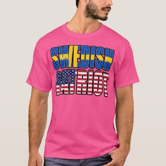 Camiseta Regalo de la bandera del orgullo patriótico sueco-